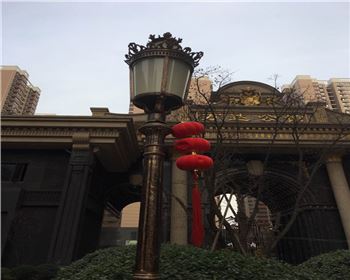 湖北小區太陽能路燈-西安萬達公館