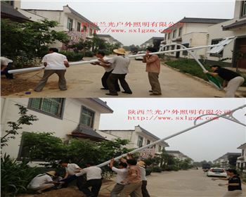湖北農(nóng)村太陽(yáng)能路燈-湖北寶雞扶風(fēng)項(xiàng)目