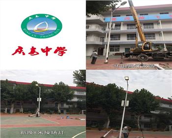 湖北西安慶安中學(xué)/西安市第十一中學(xué)學(xué)校操場燈-路燈改造項目