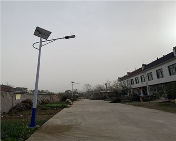 甘肅藍田縣熨斗村太陽能路燈項目